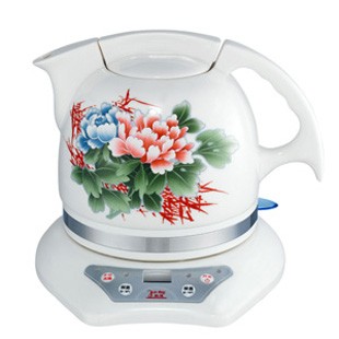 供应智能控温陶瓷套装电水壶1.0L